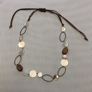 Cute necklace with a variety of beads